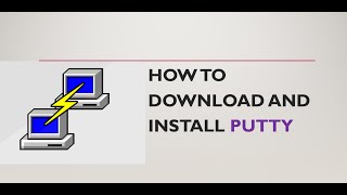 HOW TO DOWNLOAD AND INSTALL PUTTY IN WINDOWS  ENGLISH [upl. by Anaujait]