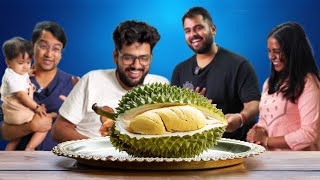 Indians Try Durian for the First Time  Reaction Video [upl. by Dennet766]