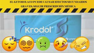 Usos e indicaciones de Ketorolaco Krodol [upl. by Ettenna]