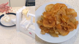 Baked Spiralizer Potato Chips [upl. by Dlanor]