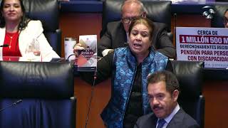 Sen Margarita Valdez Morena realiza moción de procedimiento [upl. by Menendez]