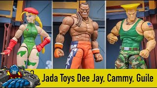 Jada Toys Ultra Street Fighter II Dee Jay Cammy Guile [upl. by Egamlat]