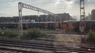 Passing Camden Carriage Sidings London 08 03 2024 [upl. by Nevai]