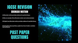 IGCSE PHYSICS REVISION BROWNIAN MOTION igcse revision [upl. by Aciretal2]