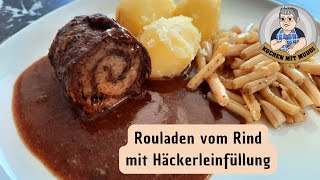 Rouladen vom Rind mit Häckerleinfüllung [upl. by Drawd]