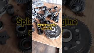 Splendor engine spare part automobile bikemechanic bikemechanicrider mechenical [upl. by Vidda]