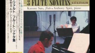 WAMozart Flute Sonata in F Major K377374e 1st mov  Kazumi Sato [upl. by Sigismund690]