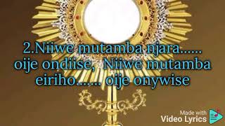 Ai Mukama wangye ninkwetenga instrumental Holy Communion Hymn by Bamwine Andrew [upl. by Eittel979]