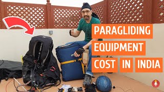 Paragliding Cost in India  Price of Equipment and Accessories [upl. by Ereynihc601]