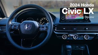 2024 Honda Civic LX Hatchback  Driving Review [upl. by Tess]