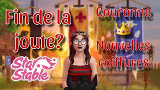 StarStable  Fin de la JOUTE COURONNE et NOUVELLES COIFFURES [upl. by Tyrus]