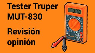 Tester Truper MUT830 Revisión opinión [upl. by Ariaic]