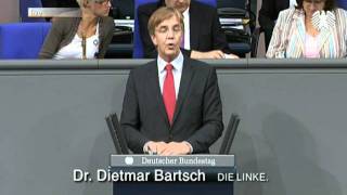 Dietmar Bartsch DIE LINKE Aktuelle Stunde von SchwarzGelb Irreführung der Öffentlichkeit [upl. by Pansir897]