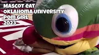 OU Pom Girl gets eaten by ZOOperstars Mike Rainbow Trout [upl. by Penelope]