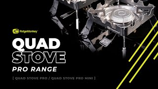 NEW RidgeMonkey Quad Stove Pro range [upl. by Attenor952]