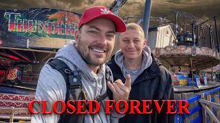 Flambards Amusement ParkPermanently Closed Security chased us Rare Classic Motorcycles Found [upl. by Yroc]