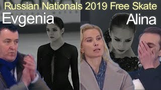 Evgenia Medvedeva vs Alina Zagitova  Russian Nationals 2019 FS Евгения МЕДВЕДЕВА vs Алина Загитова [upl. by Georgie160]