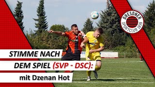 SV PanitzschBordsdorf  Dresdner SC 05 792024  Stimme nach dem Spiel 1 [upl. by Kraus]