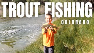 Trout Fishing in Colorado Mountain Lakes [upl. by Aikenat164]