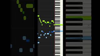 Kinichs Theme Advanced Piano Tutorial  Genshin Impact shorts [upl. by Koeppel]