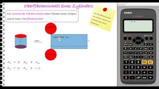 LernvideoOberflächeninhalt Zylinder [upl. by Rye]