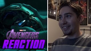 Avengers Endgame Trailer Reaction [upl. by Odlaumor]