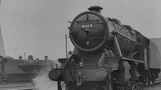 Trains Building A Steam Locomotive  1941  CharlieDeanArchives  British Council Archival Footage [upl. by Neeruam]