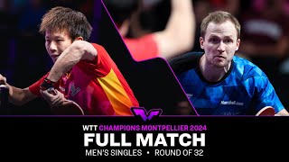 FULL MATCH  Lin Gaoyuan vs Benedikt Duda  MS R32  WTTMontpellier 2024 [upl. by Leon855]