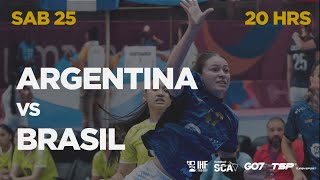 HSCA  IHF TROPHY JUVENIL FEMENINO 2023  ARGENTINA vs BRASIL [upl. by Lyndy]