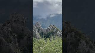 Spectacular views of the Verdon Gorge at cloud level Please subscribe if you like these clips [upl. by Edithe]