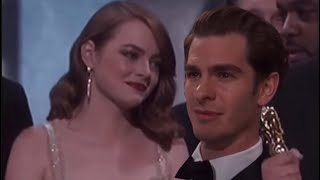 Andrew Garfield Reaction Towards Emma Stone Winning Oscar [upl. by Given]