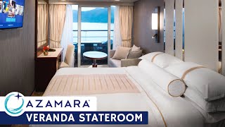 Azamara Onward  Veranda Stateroom Full Walkthrough Tour amp Review 4K  Azamara Club Cruises [upl. by Sydney]