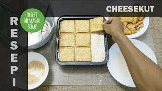 Resepi Cheesekut Original Kek Biskut Cream Cheese [upl. by Gertrudis]