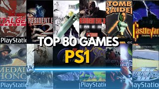 Top 80 Best Games for PS1 of All Time [upl. by Tiemroth]