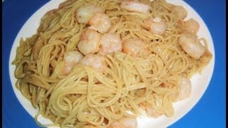 Fideos chinos con Gambas [upl. by Assened]