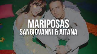 sangiovanni amp Aitana  mariposas Letra  Lyrics [upl. by Keefer581]