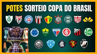 COPA DO BRASIL 2024  POTES do SORTEIO  Quem seu TIME vai enfrentar [upl. by Oiratno29]