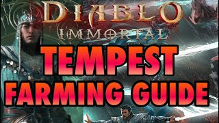 Ultimate Speed Farm Build for Tempest Class in Diablo Immortal  Melt Enemies Fast [upl. by Aitam]