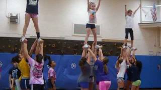 Awesome Cheer Stunts [upl. by Goodill]