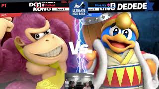 Ultimate Kick Back 2  DylanTC King DeDeDe vs Puffed Donkey Kong Jigglypuff [upl. by Stefano]