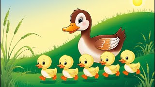 five little ducks song  Kids Song  Favorite Childrens Song [upl. by Rodrique]