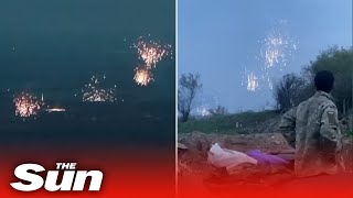 Putin lays waste to Ukraine with possible white phosphorus shell attack near Donetsk [upl. by Giarg]