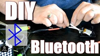 DIY Bluetooth Hack  Turn Anything With an Audio Input into a Bluetooth Speaker [upl. by Kramlich]