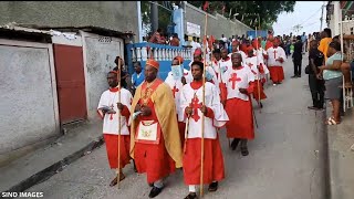 Cérémonie mystique De la Fête Saint JeanBaptisteloge jacmel Haïti pi bèl défilé maçonnerie [upl. by Conard]