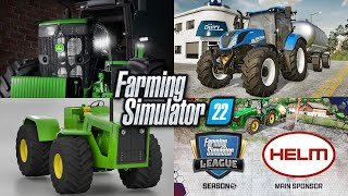 Farm Sim News  John Deere 7M 8020 FSL Season 5 amp Fact Sheets  Farming Simulator 22 [upl. by Enaamuj]