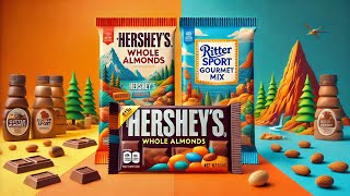 🍫✨ Hershey’s Whole Almonds 🌰 amp Ritter Sport Gourmet Mix 🌈🍫  A Sweet Chocolate Adventure 🌟🍬 [upl. by Malamud618]