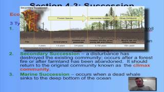 Chapter 4 Part 6  Ecological Succession [upl. by Enialb218]