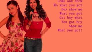 LA Boyz  Victoria Justice feat Ariana Grande  Lyrics On Screen Studio Version [upl. by Yslek868]