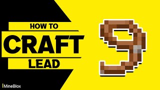 How to Craft a Lead in Minecraft [upl. by Dudley]