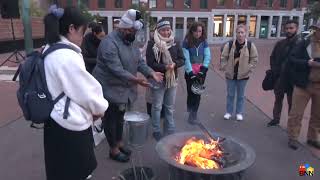 Native American Fire Ceremony at Boston City Hall  BNN News Story [upl. by Law]